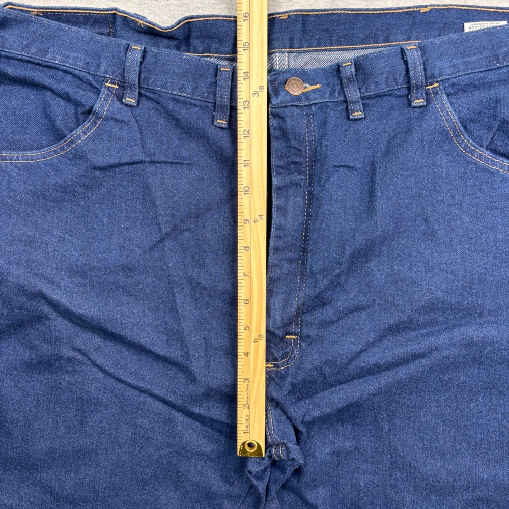 Wrangler Five Star Premium Stretch Regular Fit Mens Jeans 44x30 Dark Blue NWT - Picture 5 of 8